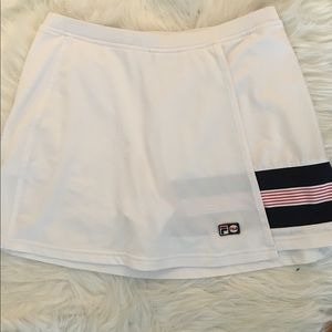 Patriotic White Tennis Skirt by Fila
